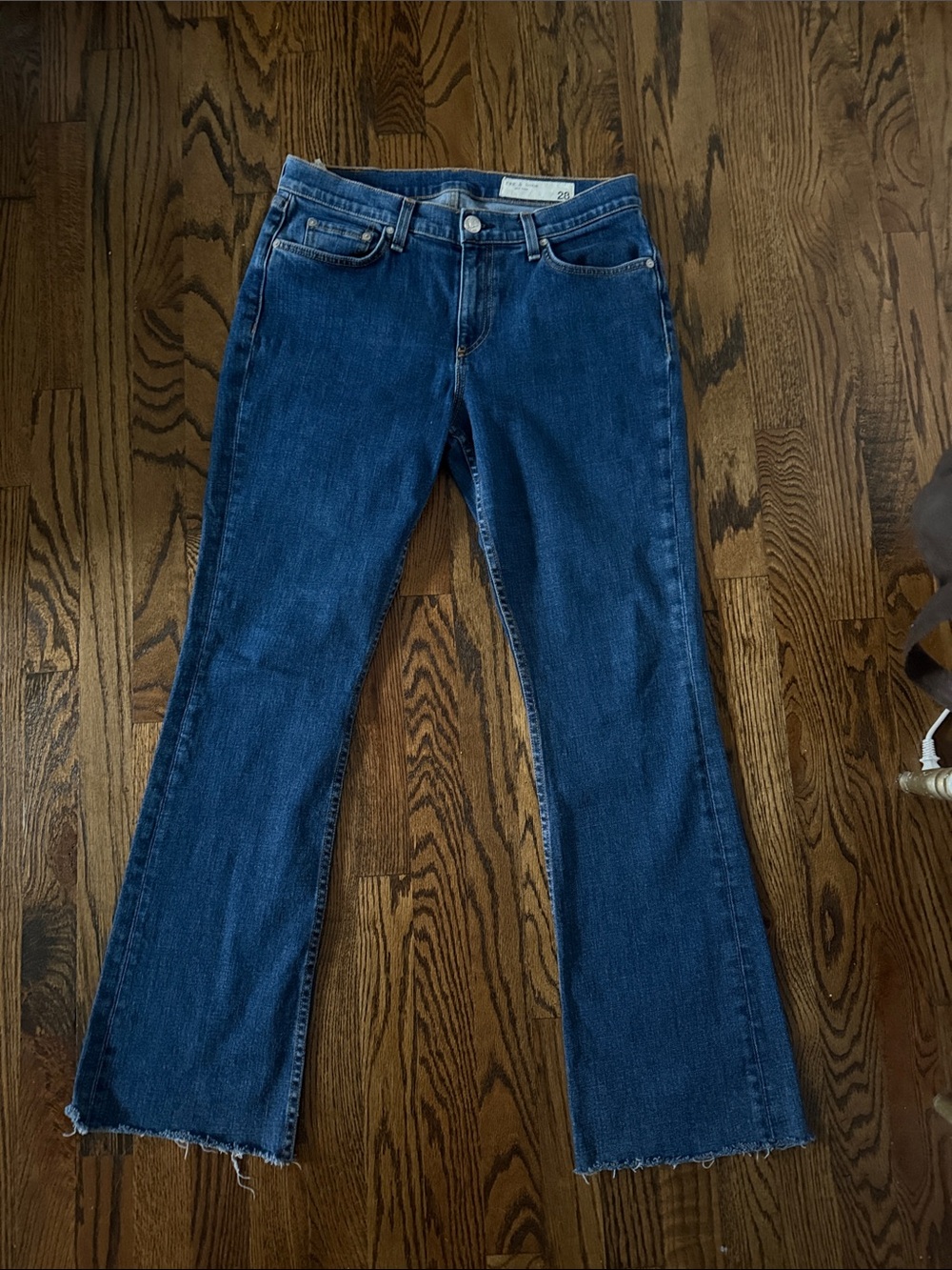 Rag & Bone Women’s Dark Blue Denim Bootcut Jeans 28